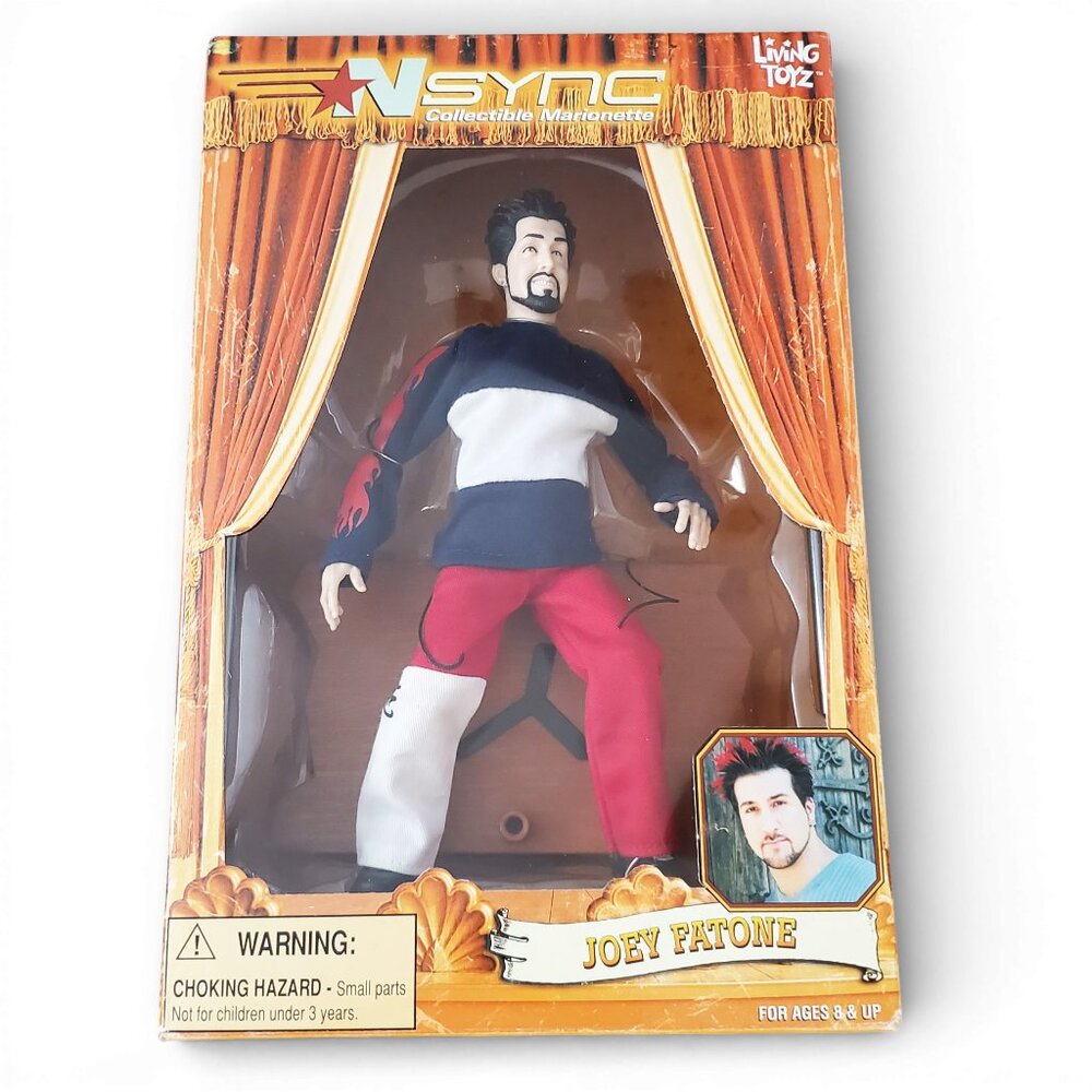 NSYNC Joey Fatone Collectible Marionette Doll Living Toyz 2000 New In Box